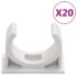 vidaXL Cable Trunkings with Clips Ø30 mm 10 m PVC - Image 4