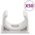 vidaXL Cable Trunkings with Clips Ø30 mm 30 m PVC - Image 4