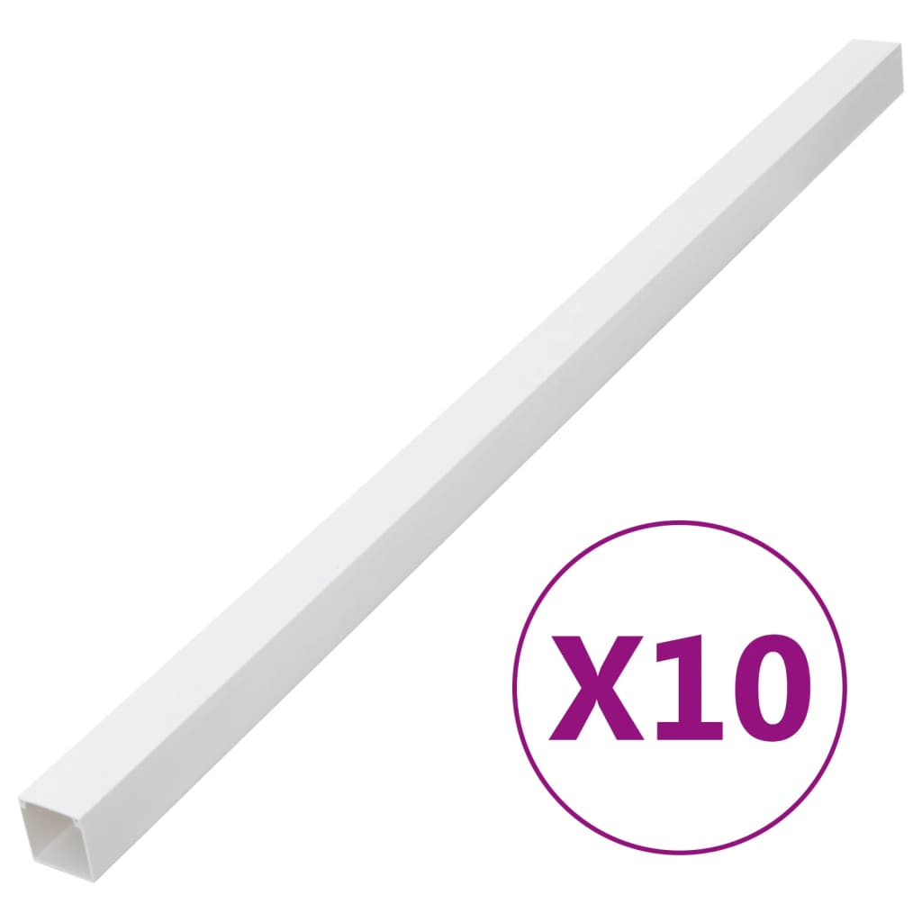 8721012365605_a_en_hd_1 vidaXL Cable Trunking 60x40 mm 10 m PVC - Image 1