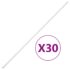 vidaXL Cable Trunking 20x10 mm 30 m PVC