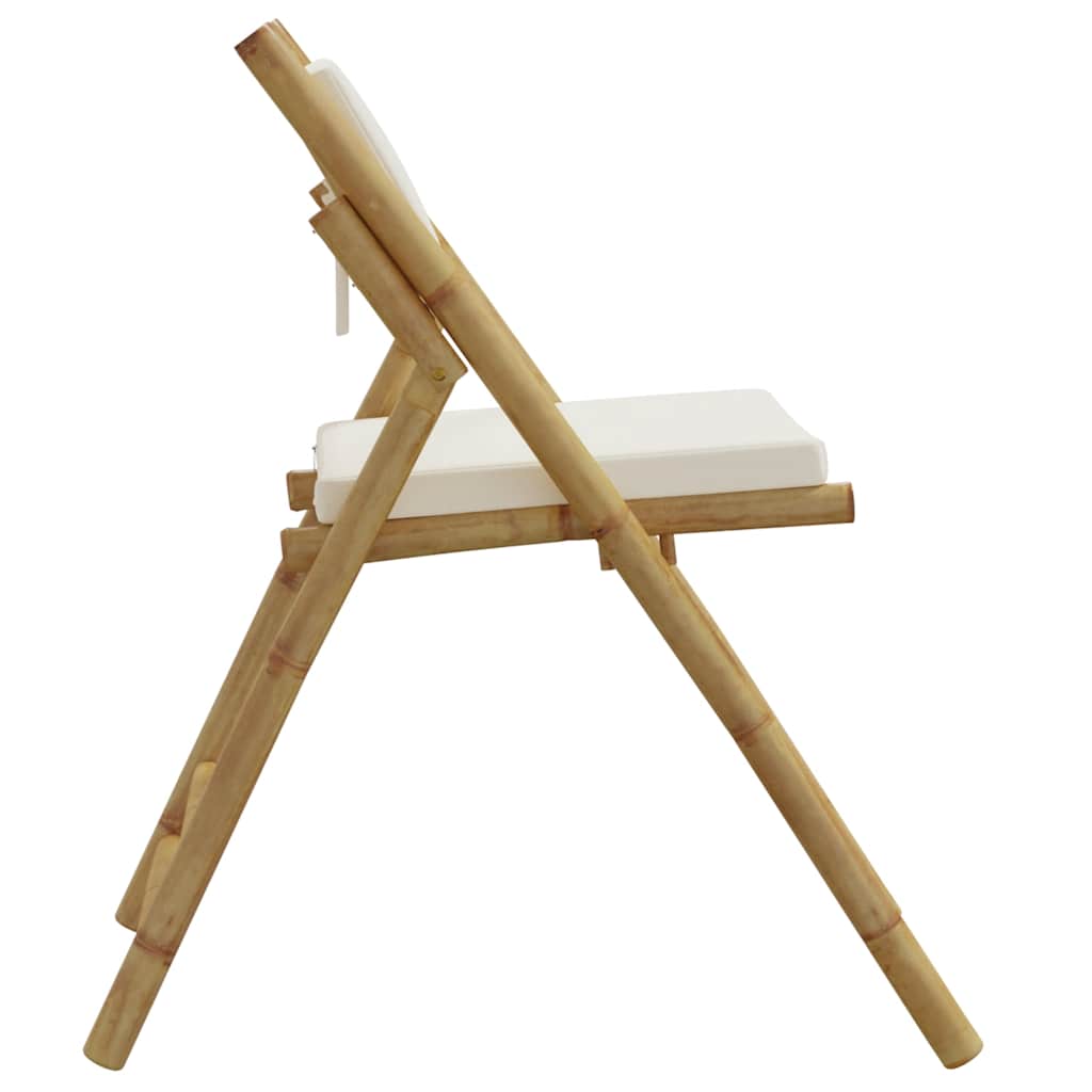 8721012366473_g_en_hd_3 vidaXL 4 Piece Folding Bistro Chairs with Cream White Cushions Bamboo - Image 5