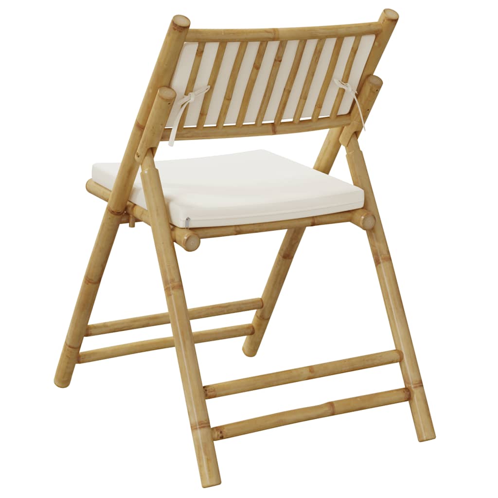 8721012366473_g_en_hd_4 vidaXL 4 Piece Folding Bistro Chairs with Cream White Cushions Bamboo - Image 6