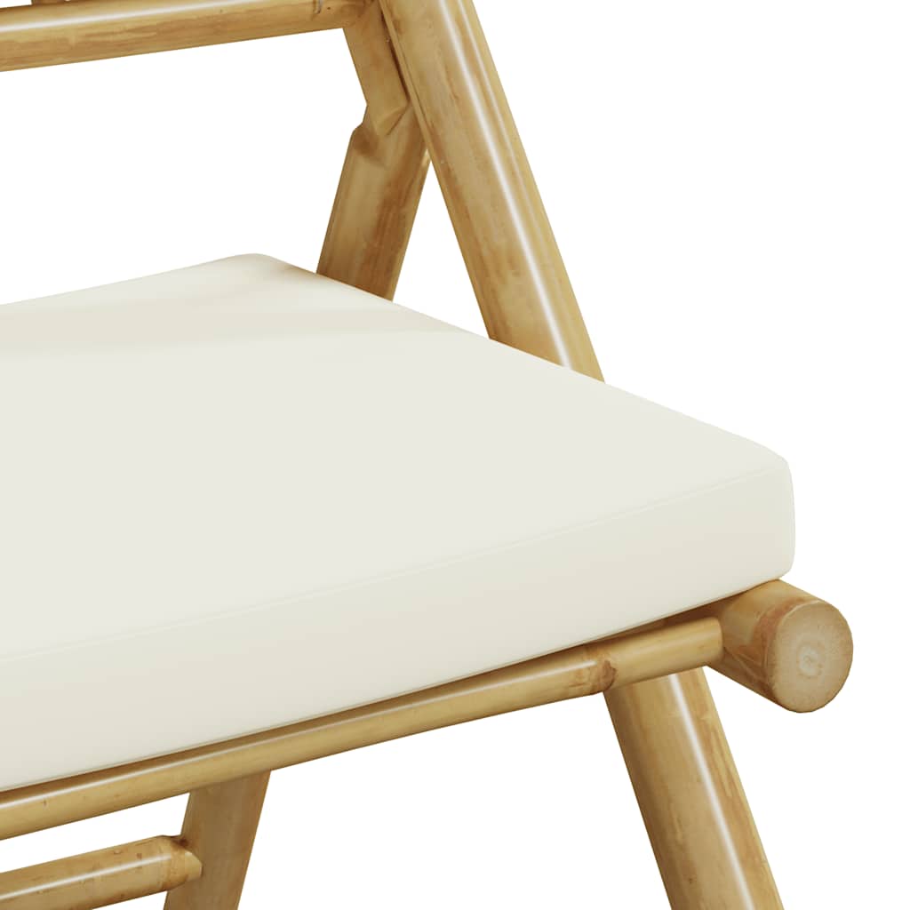 8721012366473_g_en_hd_6 vidaXL 4 Piece Folding Bistro Chairs with Cream White Cushions Bamboo - Image 8