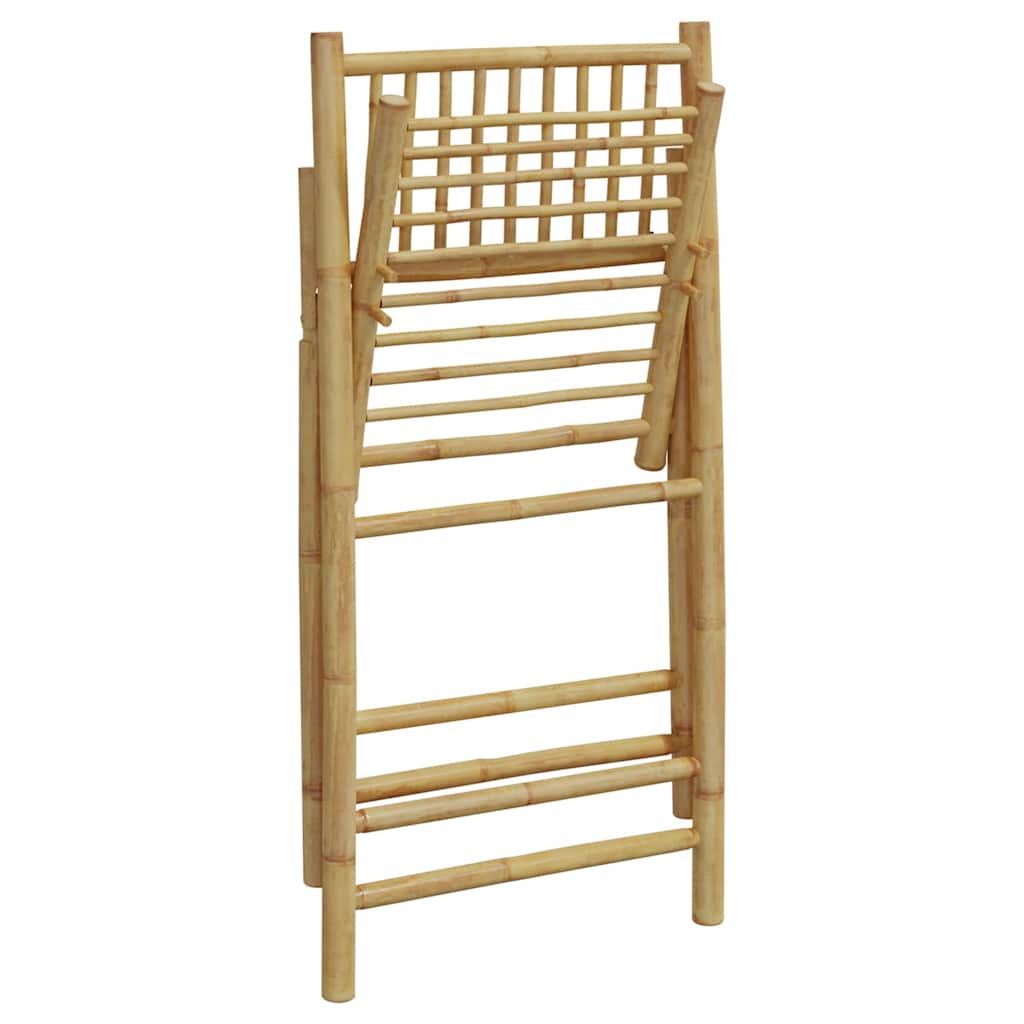 8721012366480_g_en_hd_5 vidaXL 6 Piece Folding Bistro Chairs with Cream White Cushions Bamboo - Image 7