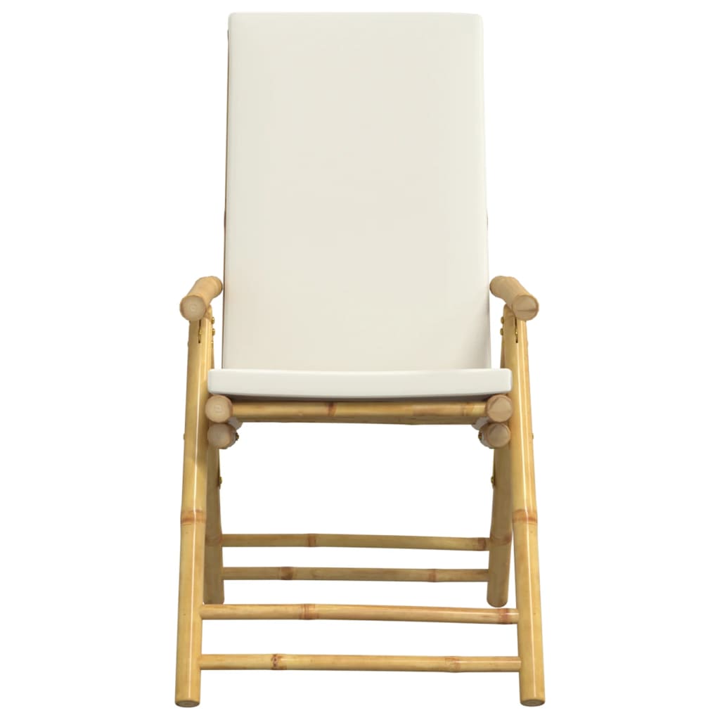 8721012366527_g_en_hd_2 vidaXL 6 Piece Folding Garden Reclining Chairs with Cream White Cushions Bamboo - Image 4