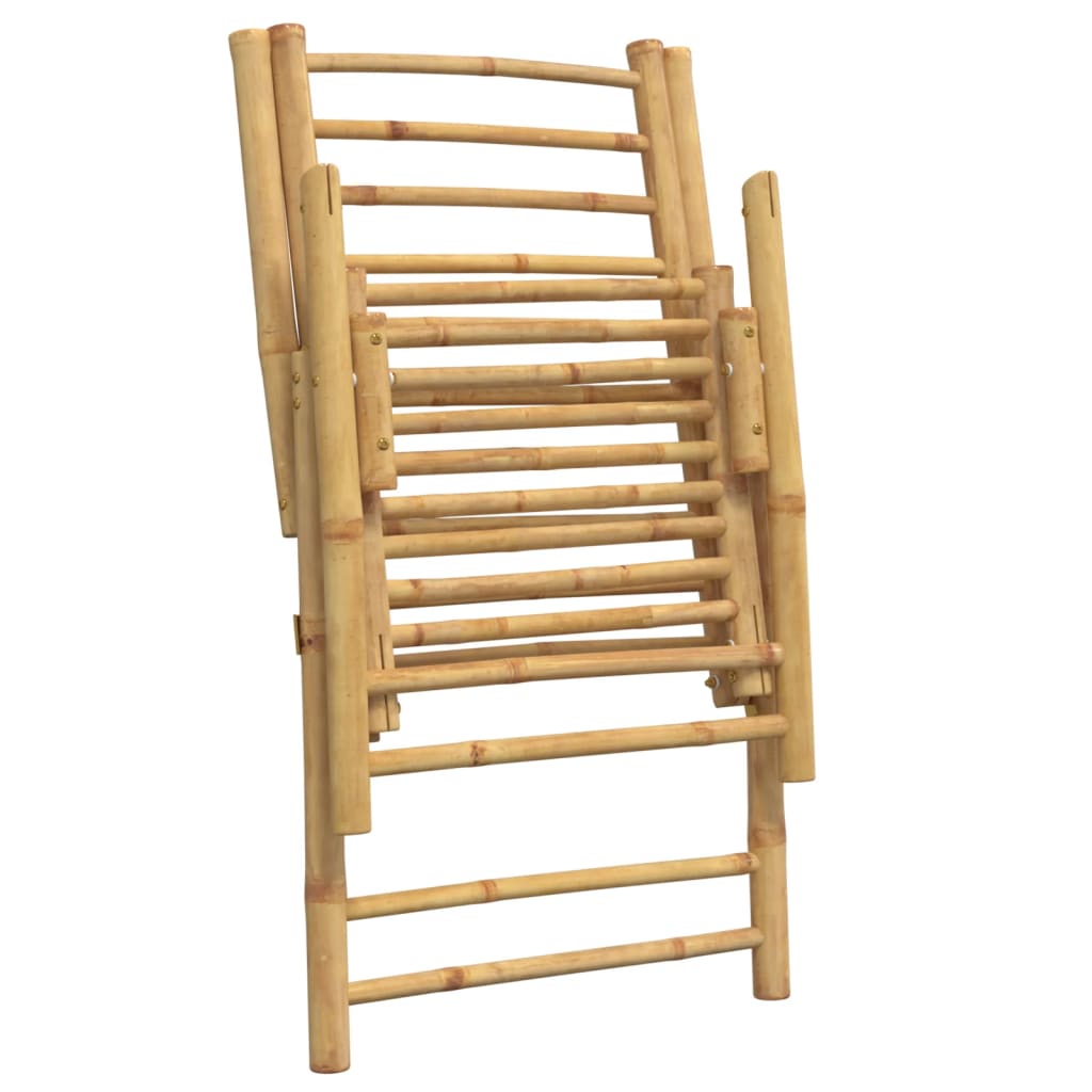8721012366527_g_en_hd_5 vidaXL 6 Piece Folding Garden Reclining Chairs with Cream White Cushions Bamboo - Image 7