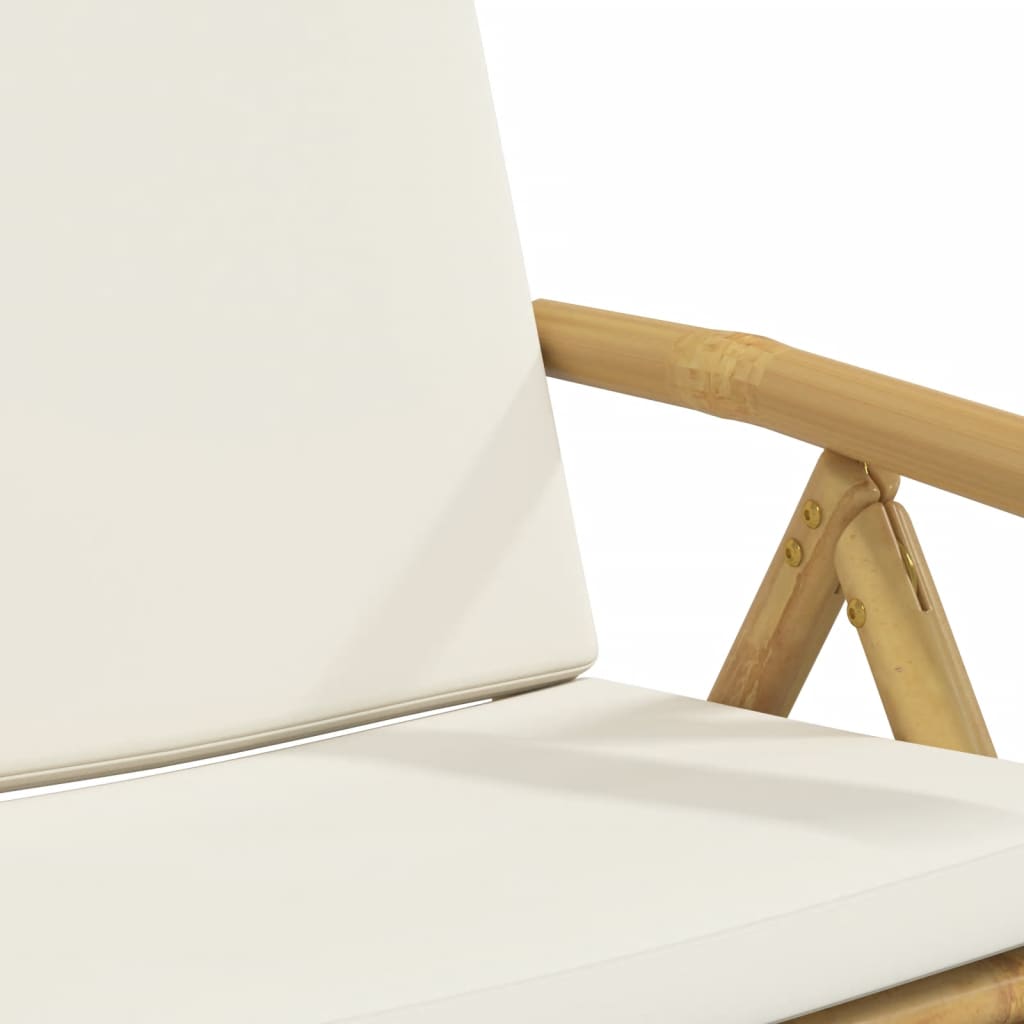 8721012366619_g_en_hd_7 vidaXL 3 Piece Folding Bistro Set with Cream White Cushions Bamboo - Image 9