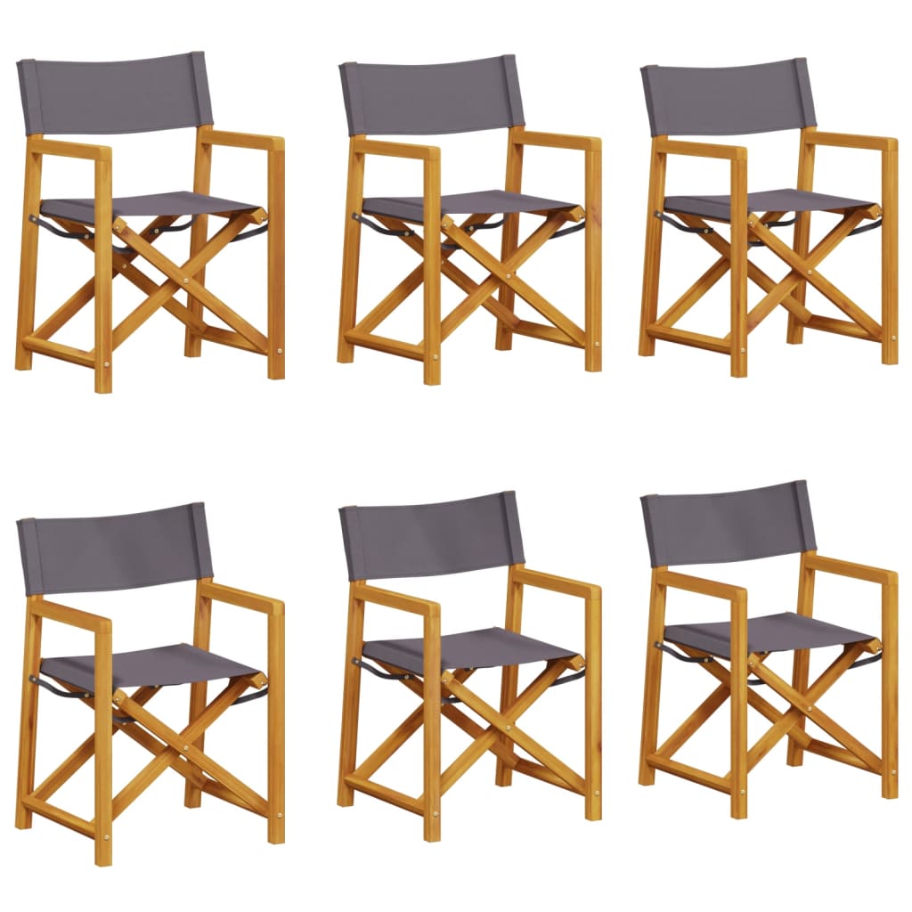 8721012367173_a_en_hd_1 vidaXL 6 pcs Folding Garden Chairs Dark Grey Fabric - Image 2