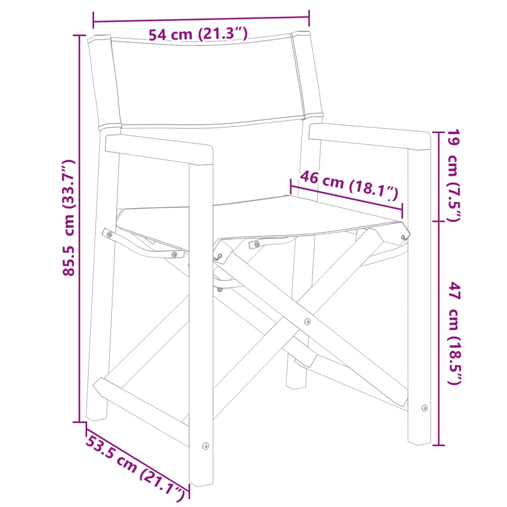8721012367180_g_en_hd_7 vidaXL 8 pcs Folding Garden Chairs Dark Grey Fabric - Image 9