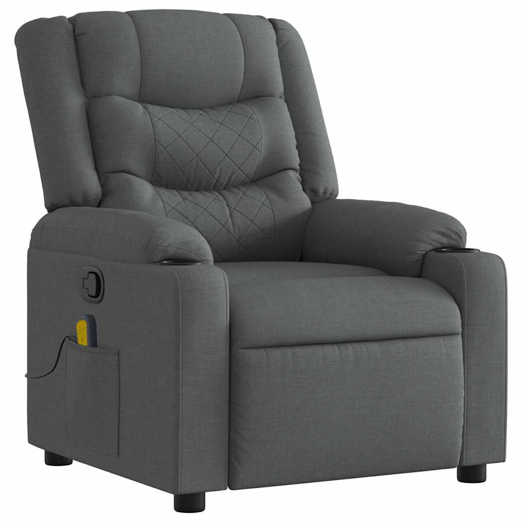 8721012370883_g_en_hd_1 vidaXL Massage Recliner Chair Dark Grey Fabric - Image 3