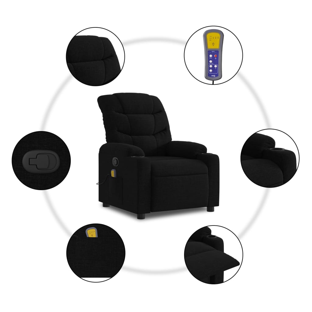 8721012371156_g_en_hd_4 vidaXL Massage Recliner Chair Black Fabric - Image 6