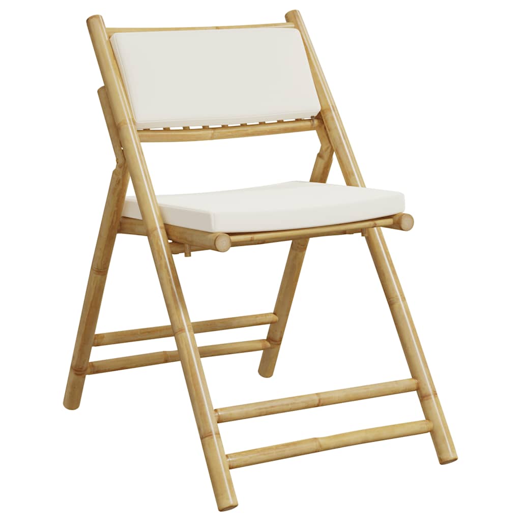 8721012371736_g_en_hd_2 vidaXL 2 Piece Folding Bistro Chairs with Cream White Cushions Bamboo - Image 4