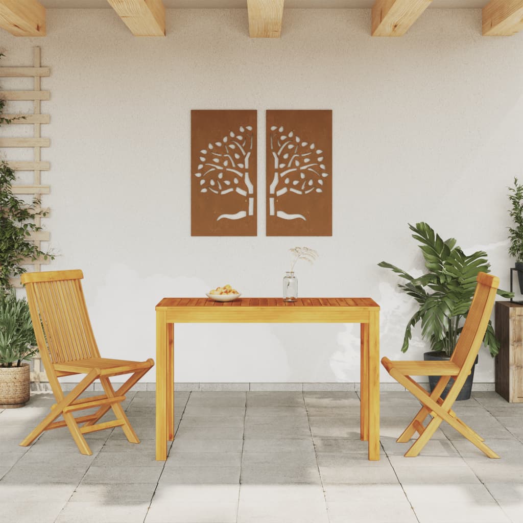 8721012371880_g_en_hd_1 vidaXL Garden Dining Table 110x55x75 cm Solid Wood Acacia - Image 3