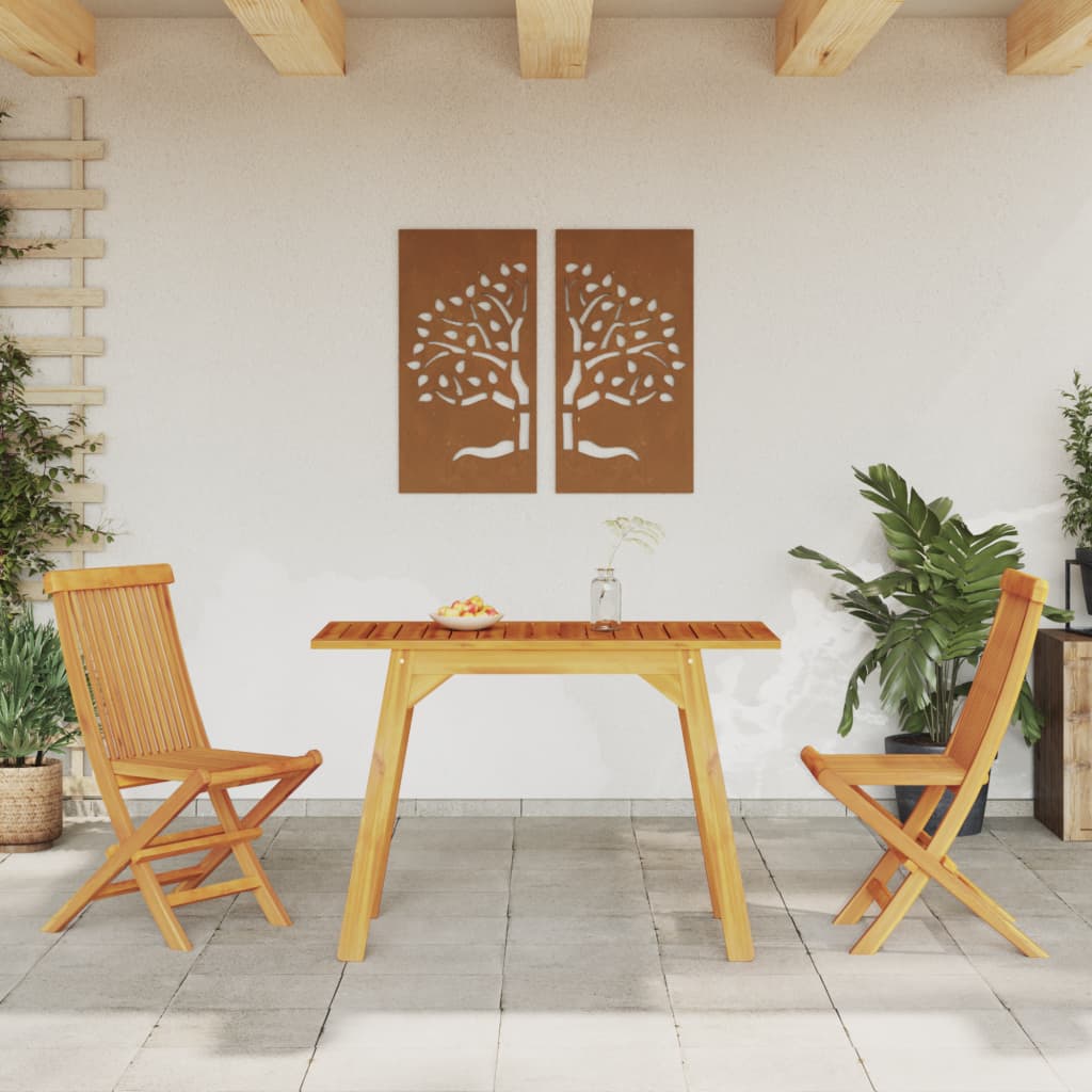 8721012371927_g_en_hd_1 vidaXL Garden Dining Table 110x56x75 cm Solid Wood Acacia - Image 3