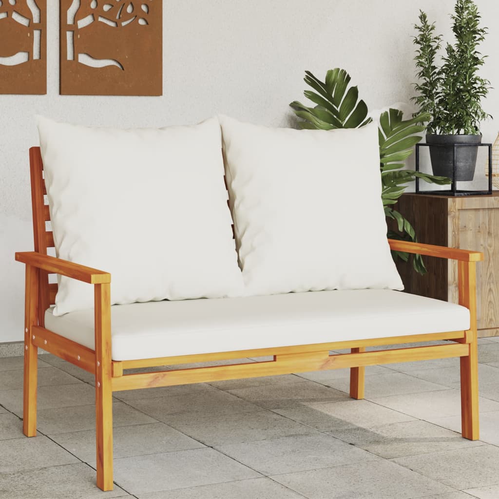 8721012371989_m_en_hd_1 vidaXL Garden Sofa Bench 120 cm with Cushion Solid Wood Acacia - Image 1