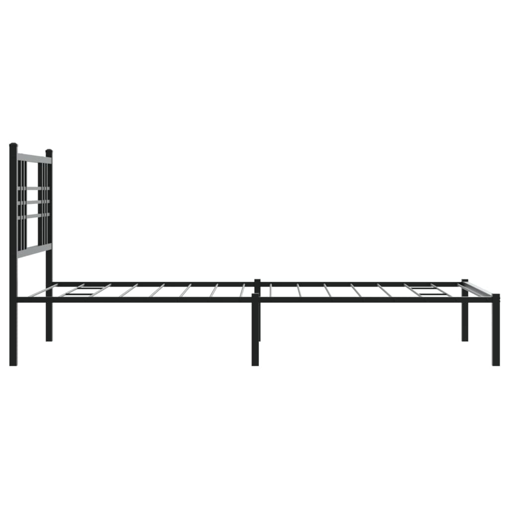 8721012372801_g_en_hd_3 vidaXL Metal Bed Frame without Mattress with Headboard Black 90x190 cm - Image 5
