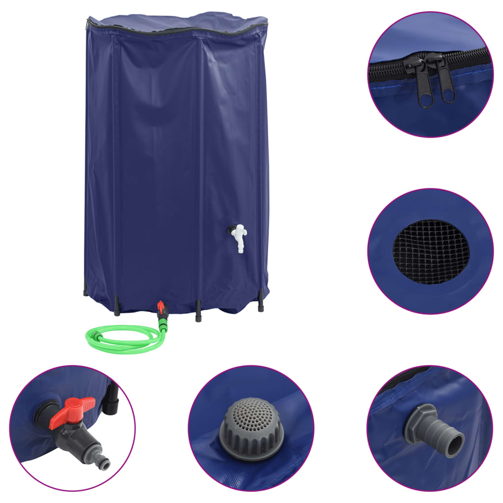 8721012374980_a_en_hd_1 vidaXL Water Tank with Tap Foldable 1000 L PVC - Image 2