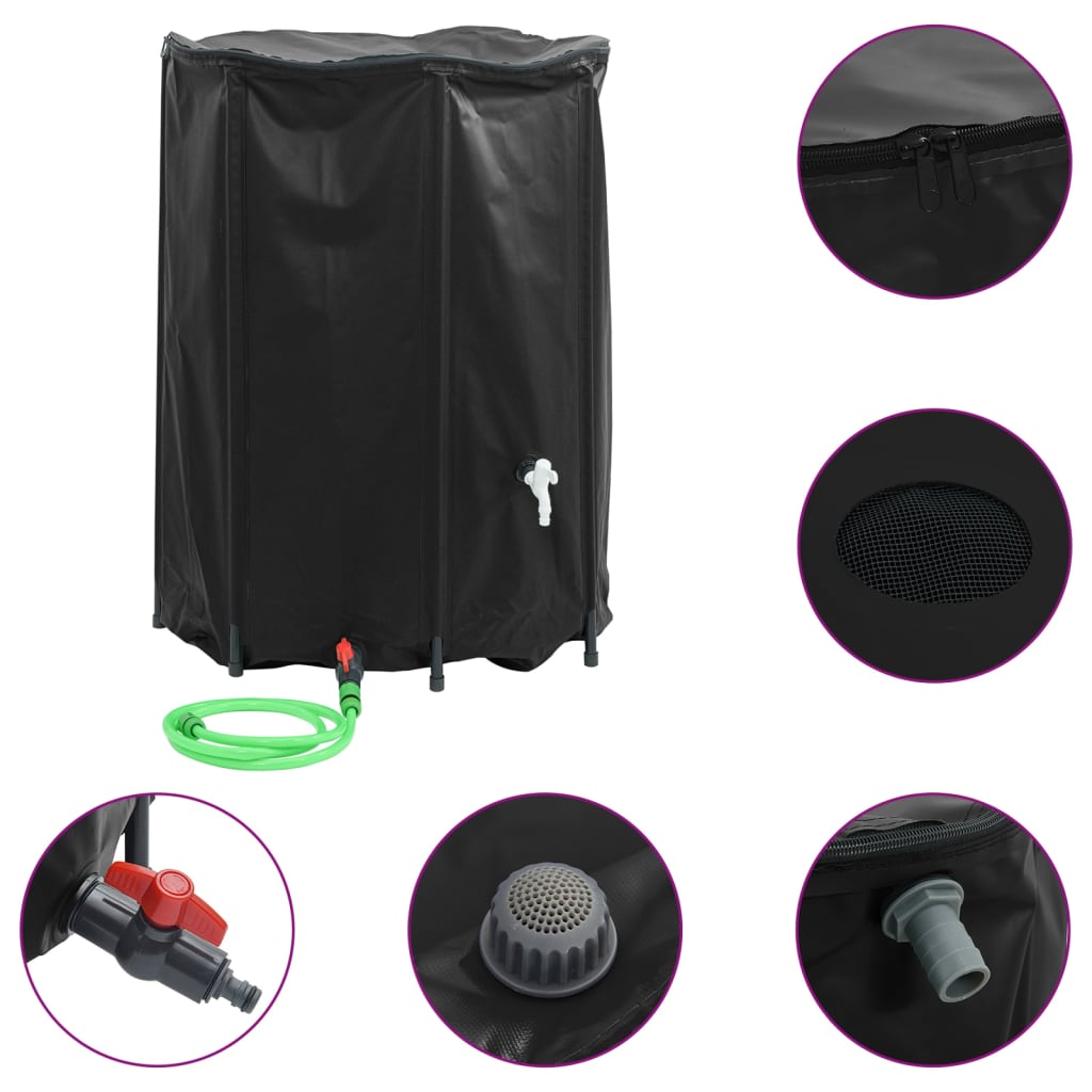 8721012375031_a_en_hd_1 vidaXL Water Tank with Tap Foldable 1350 L PVC - Image 2