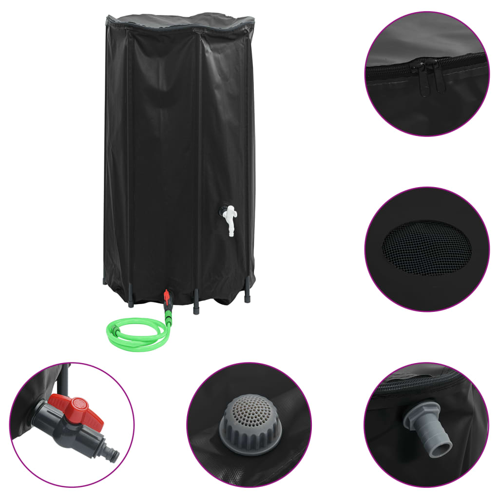 8721012375093_a_en_hd_1 vidaXL Water Tank with Tap Foldable 380 L PVC - Image 2