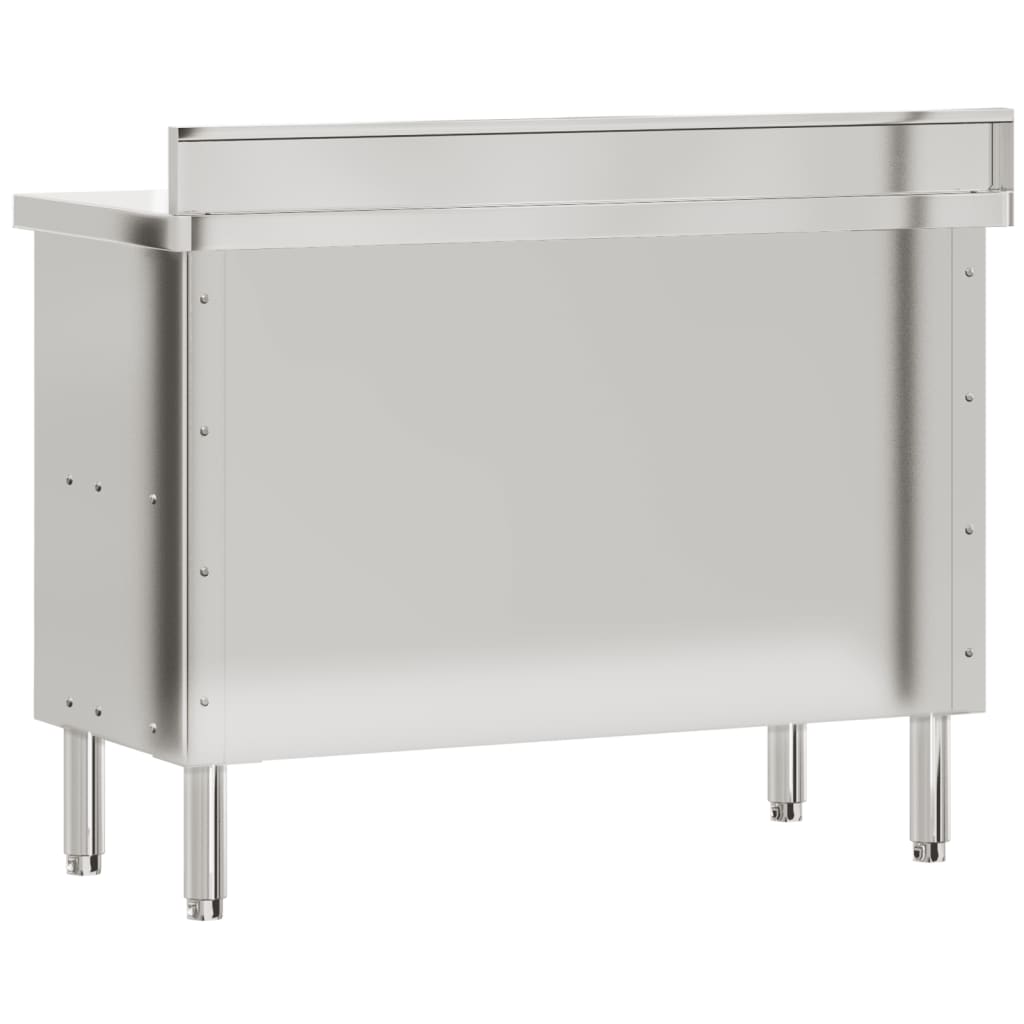 8721012375116_g_en_hd_7 vidaXL Kitchen Work Table with Sliding Doors Stainless Steel - Image 9