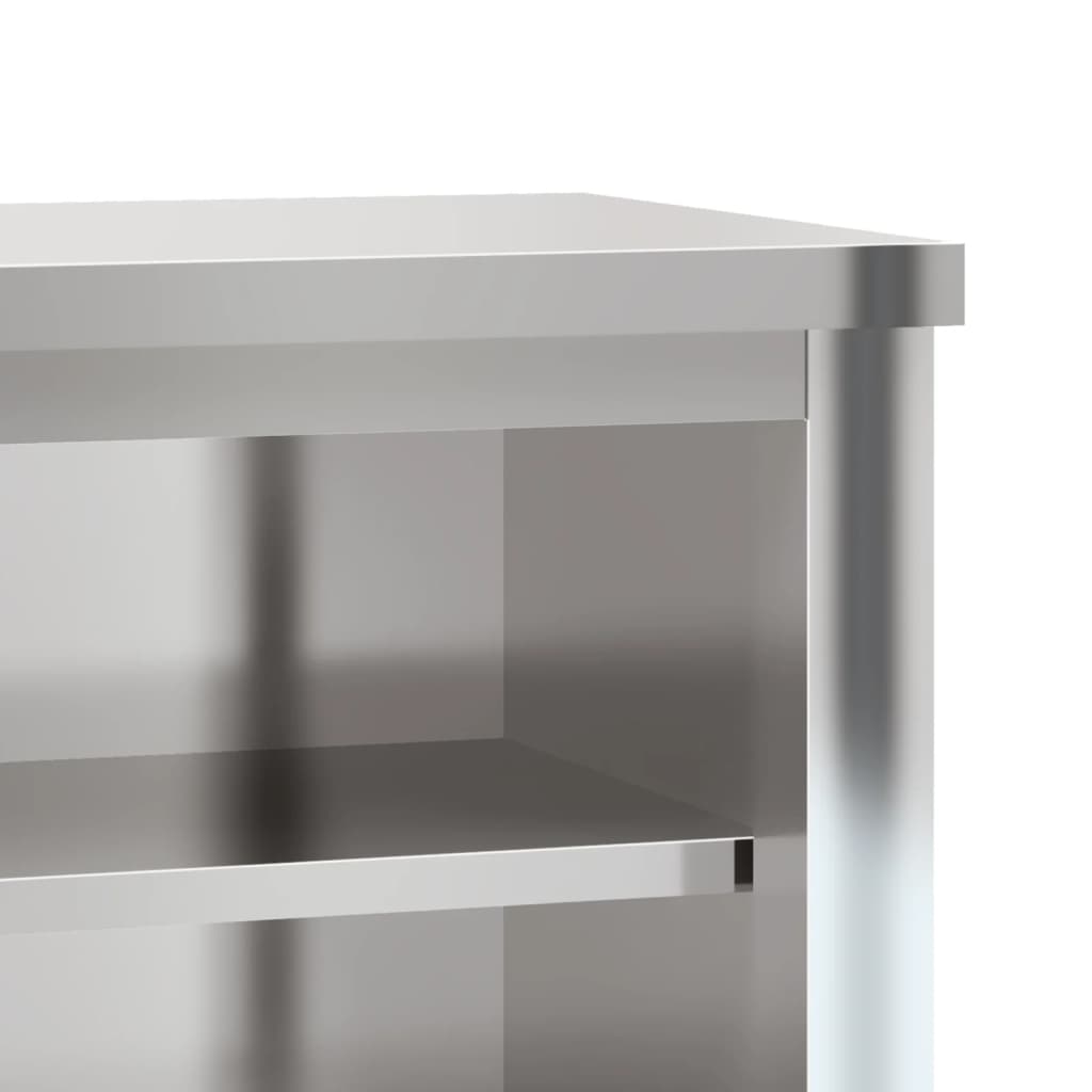 8721012375154_g_en_hd_6 vidaXL Kitchen Wall Cabinet with Shelf Stainless Steel - Image 8