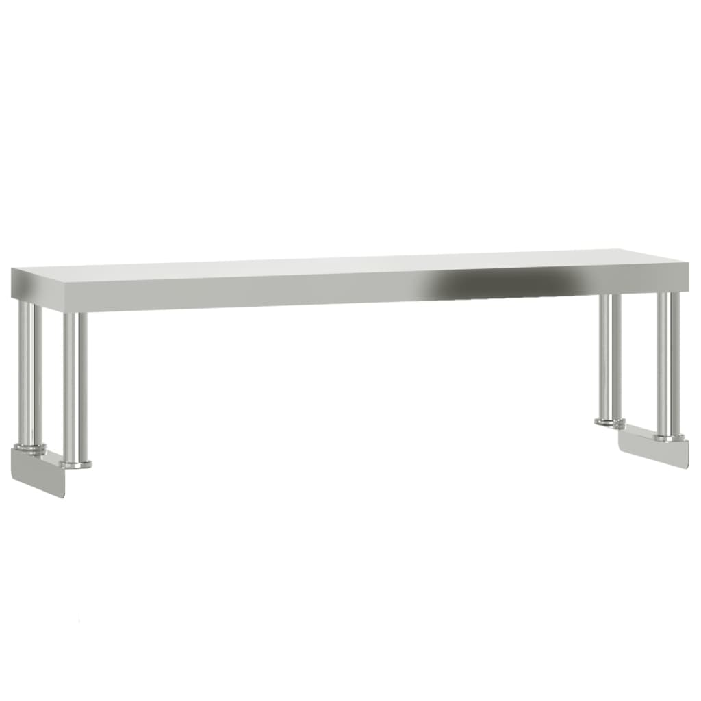 8721012375185_a_en_hd_1 vidaXL Work Table Overshelf 110x30x35 cm Stainless Steel - Image 2
