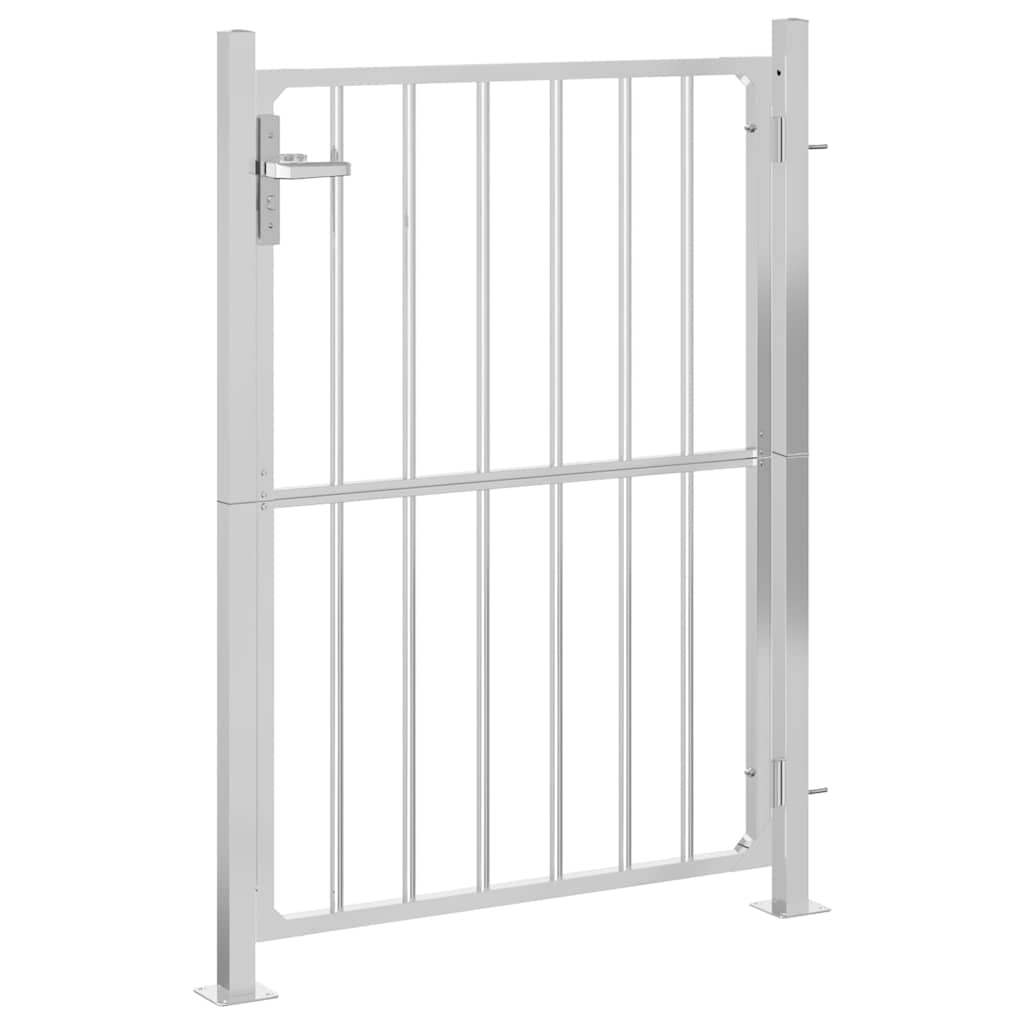 8721012375413_g_en_hd_3 vidaXL Garden Gate 100x145  cm Stainless Steel - Image 5