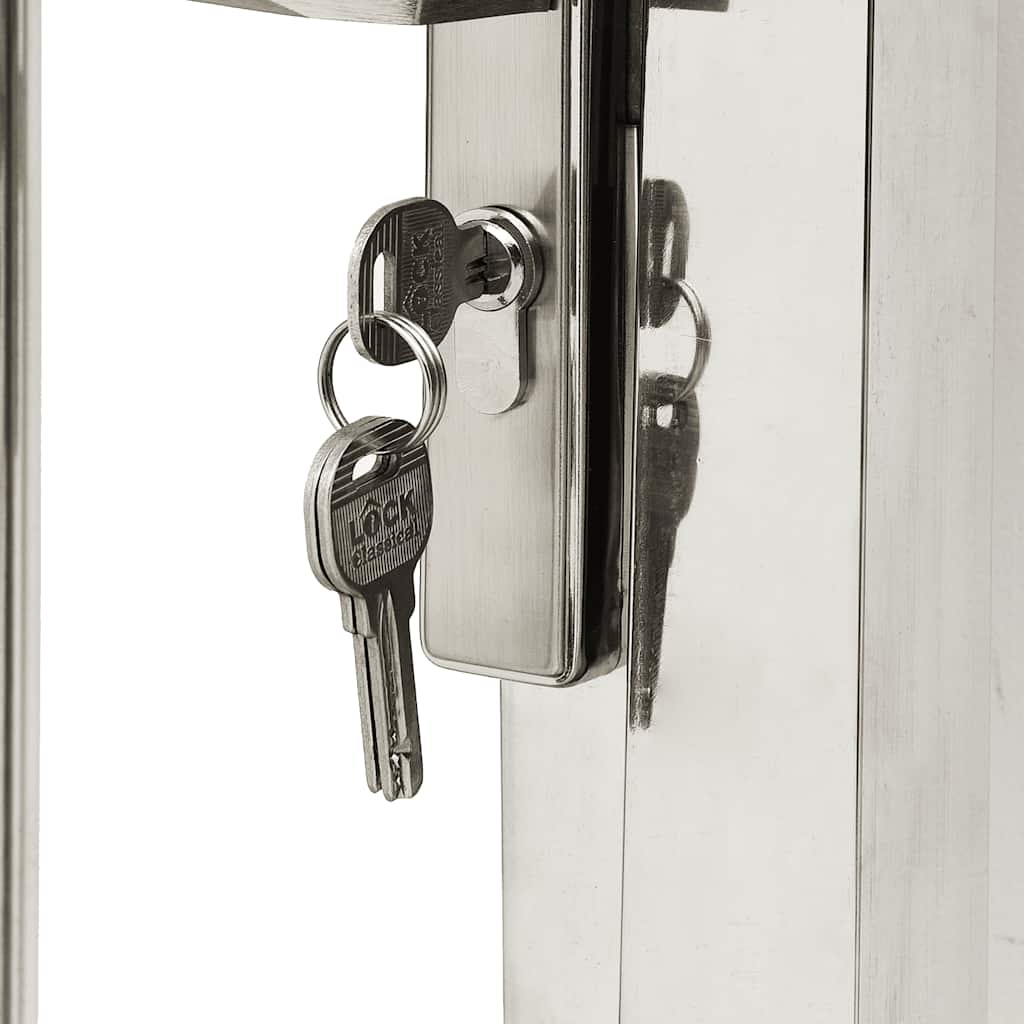 8721012375413_g_en_hd_5 vidaXL Garden Gate 100x145  cm Stainless Steel - Image 7