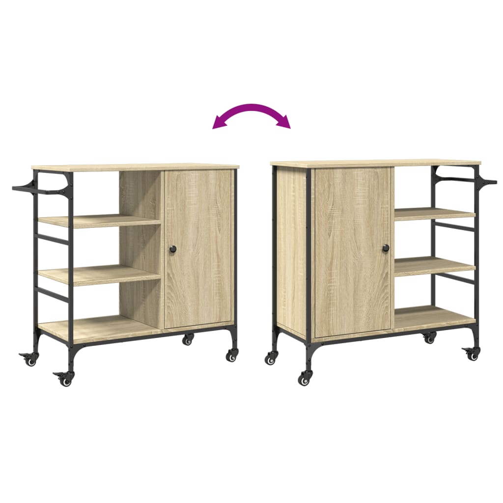 8721012376830_g_en_hd_11 vidaXL Kitchen Trolley Sonoma Oak 87.5x38.5x84.5 cm Engineered Wood - Image 13