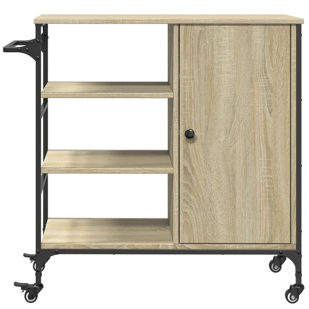 8721012376830_g_en_hd_6 vidaXL Kitchen Trolley Sonoma Oak 87.5x38.5x84.5 cm Engineered Wood - Image 8