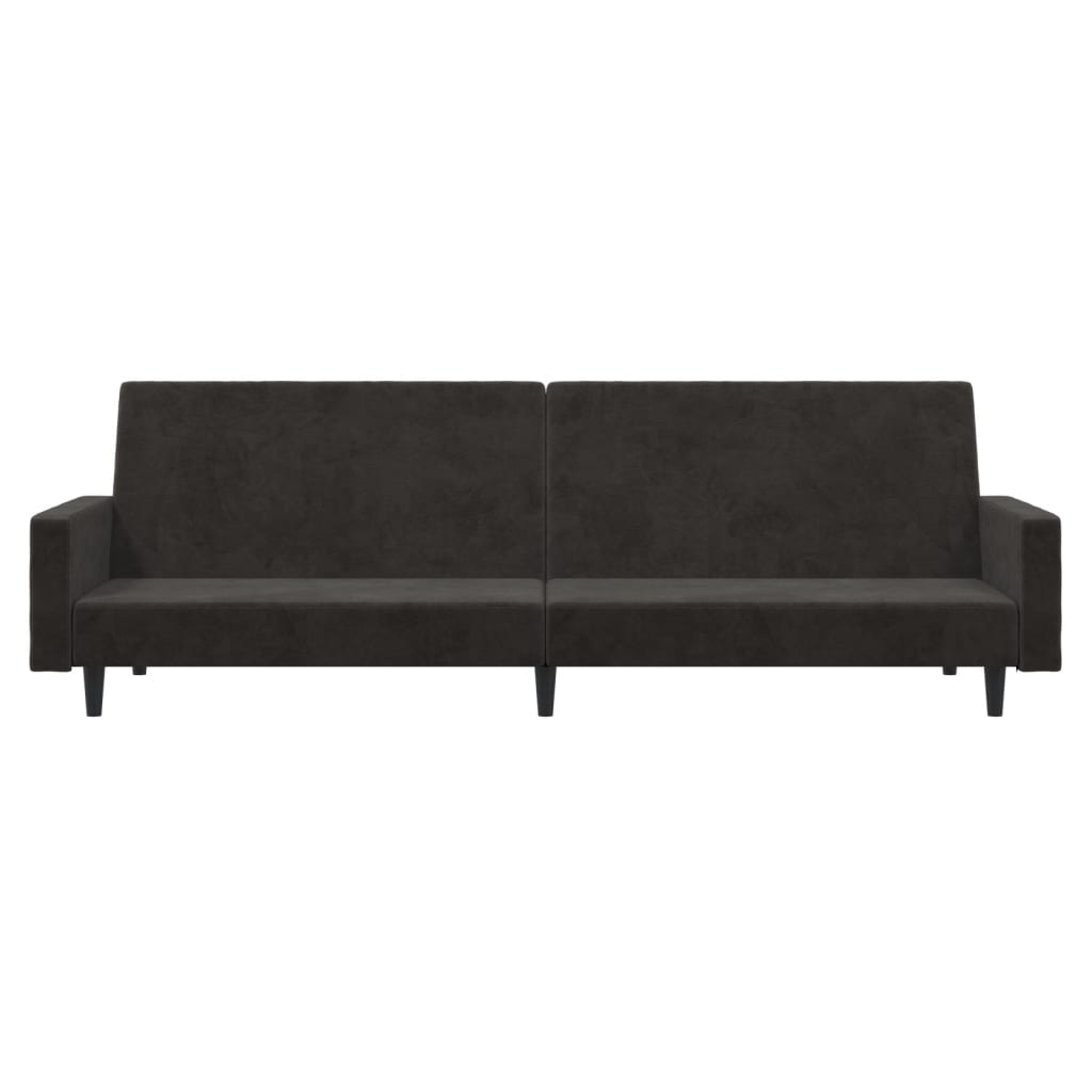 8721012378919_g_en_hd_3 vidaXL 2-Seater Sofa Bed Dark Grey Velvet - Image 5