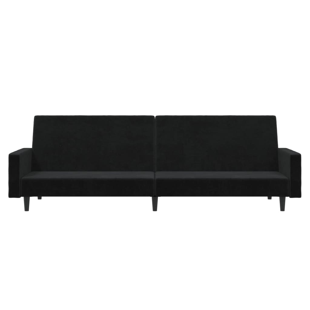 8721012378933_g_en_hd_3 vidaXL 2-Seater Sofa Bed Black Velvet - Image 5