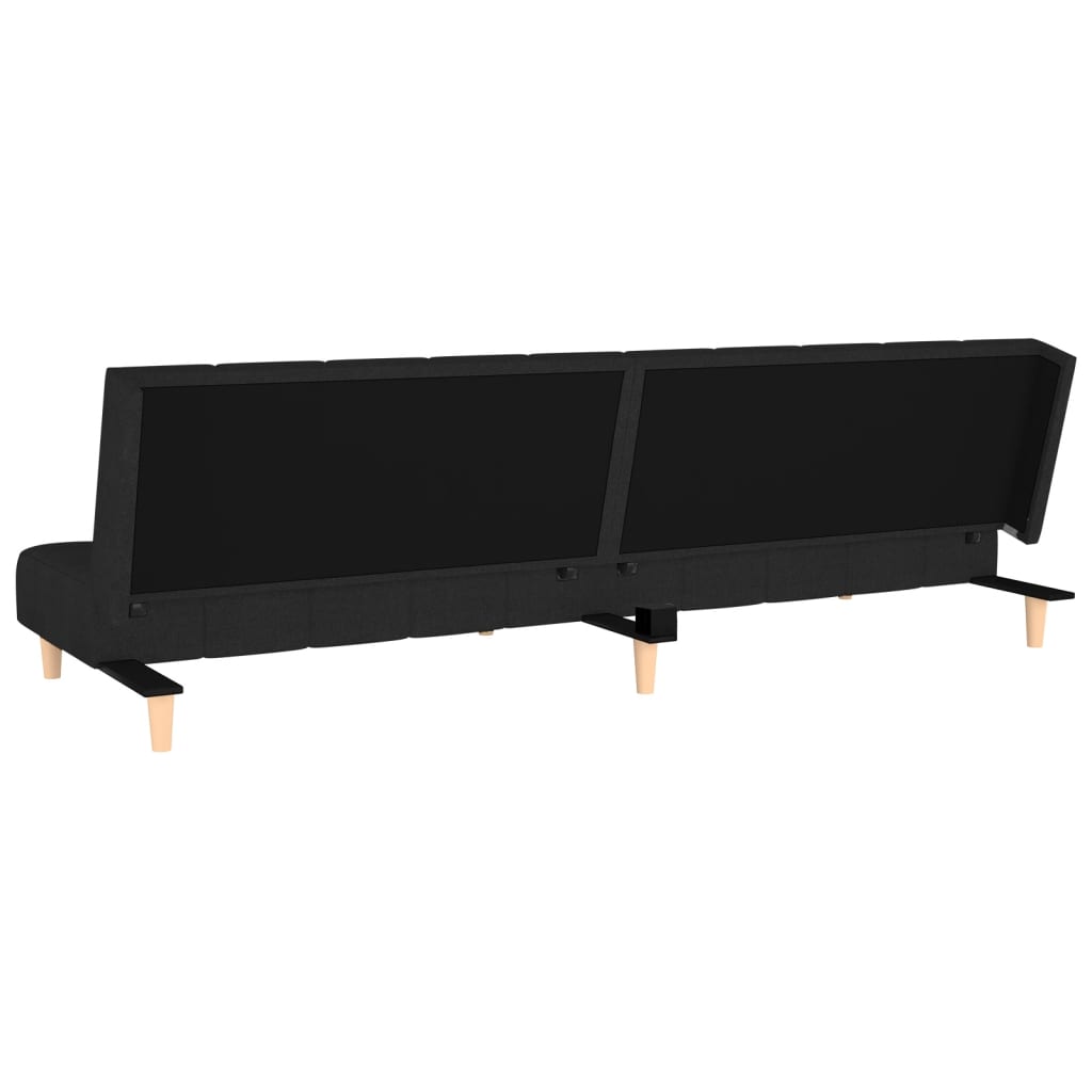 8721012379091_g_en_hd_5 vidaXL 2-Seater Sofa Bed Black Fabric - Image 7