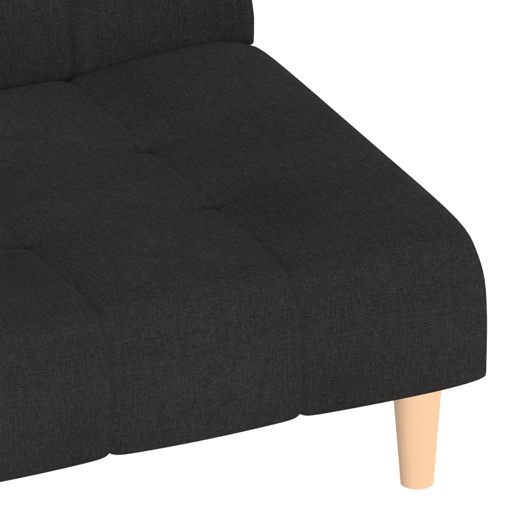 8721012379091_g_en_hd_7 vidaXL 2-Seater Sofa Bed Black Fabric - Image 9