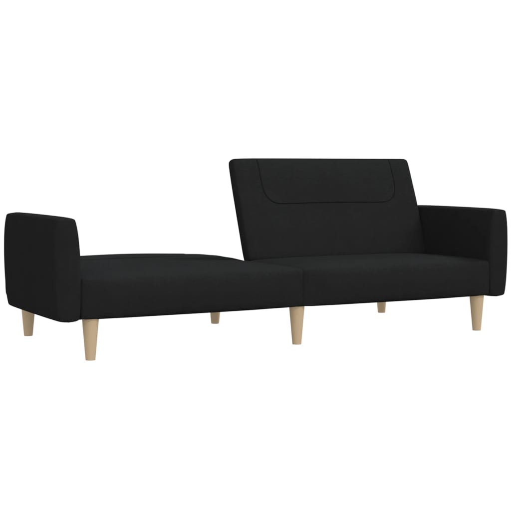 8721012379398_g_en_hd_2 vidaXL 2-Seater Sofa Bed Black Fabric - Image 4