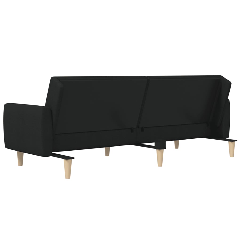 8721012379398_g_en_hd_6 vidaXL 2-Seater Sofa Bed Black Fabric - Image 8