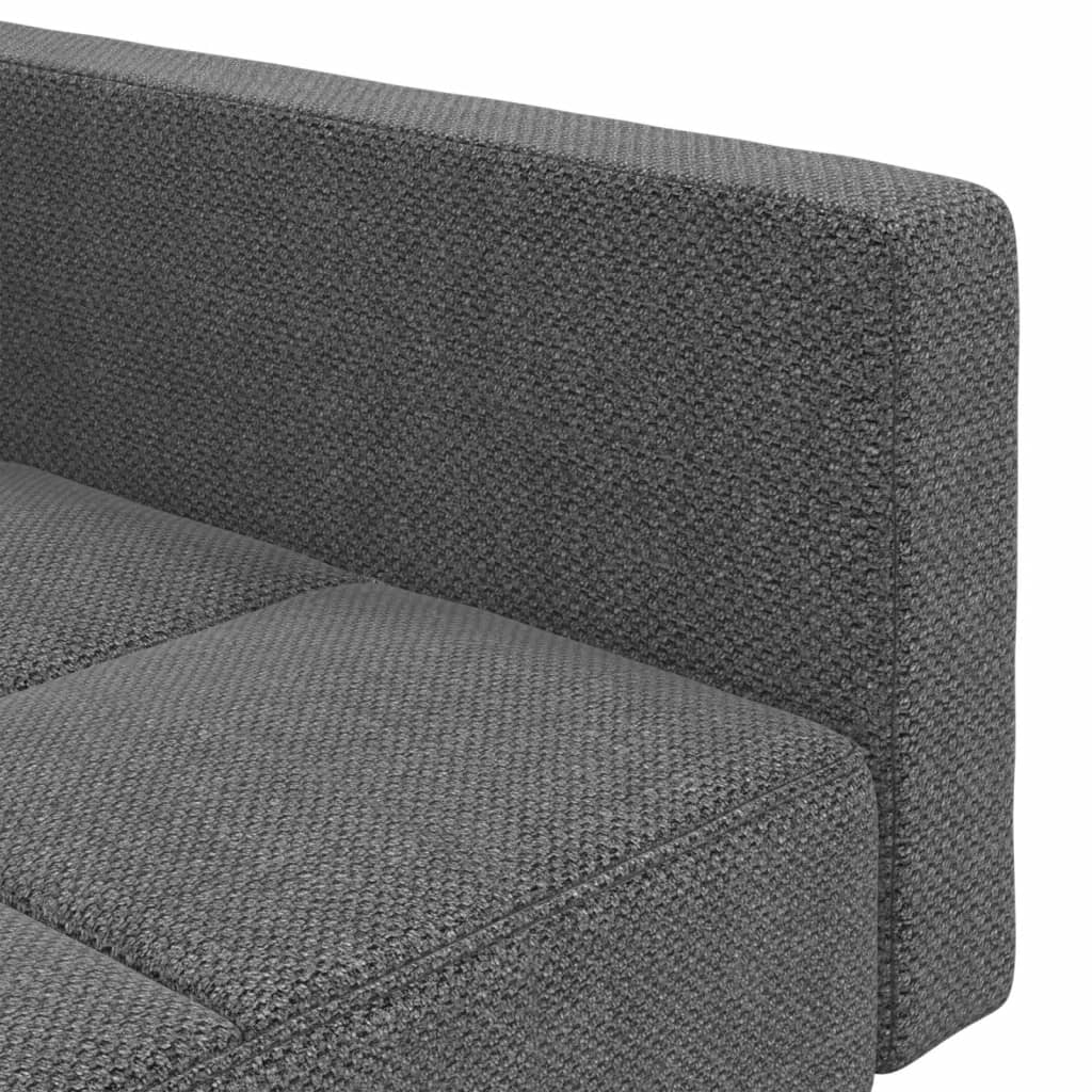 8721012379527_g_en_hd_7 vidaXL 2-Seater Sofa Bed with Two Pillows Light Grey Fabric - Image 9