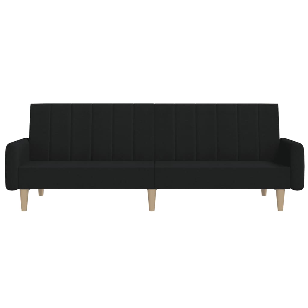 8721012380073_g_en_hd_3 vidaXL 2-Seater Sofa Bed Black Fabric - Image 5