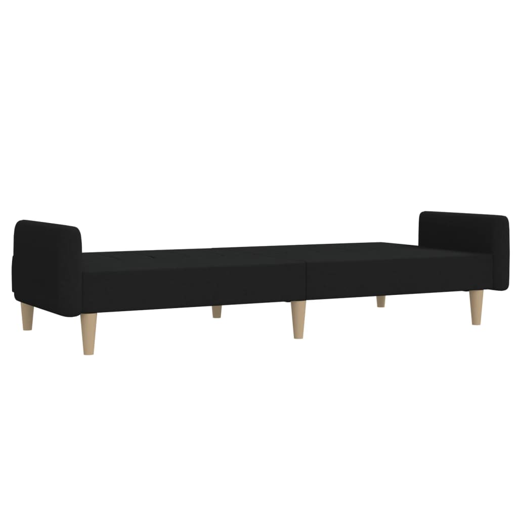 8721012380073_g_en_hd_4 vidaXL 2-Seater Sofa Bed Black Fabric - Image 6