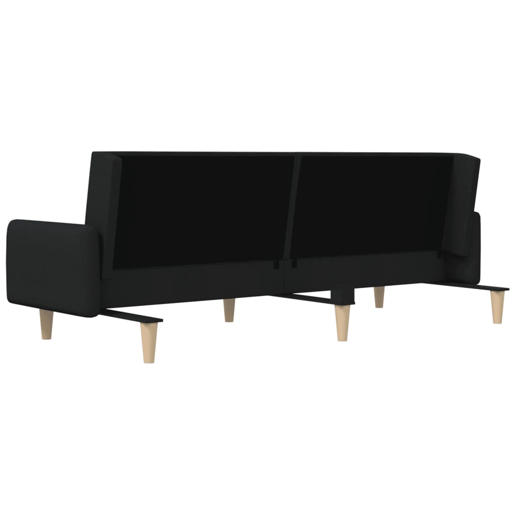 8721012380073_g_en_hd_6 vidaXL 2-Seater Sofa Bed Black Fabric - Image 8