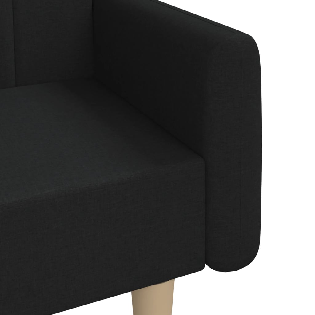 8721012380073_g_en_hd_7 vidaXL 2-Seater Sofa Bed Black Fabric - Image 9
