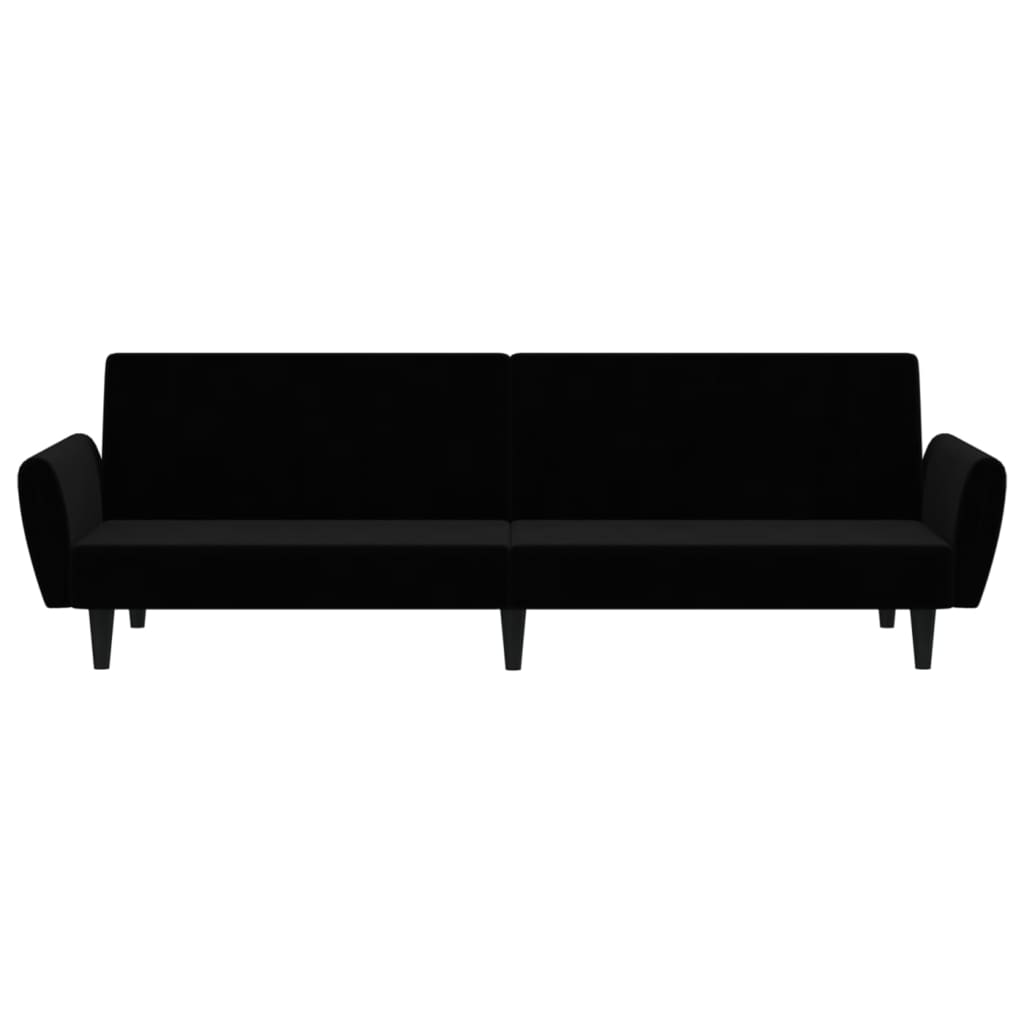 8721012380165_g_en_hd_3 vidaXL 2-Seater Sofa Bed Black Velvet - Image 5