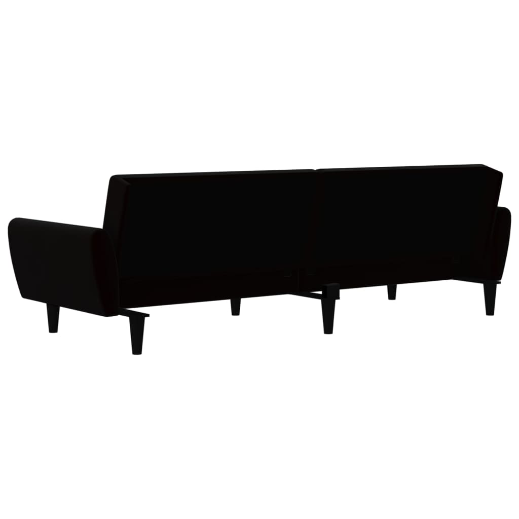 8721012380165_g_en_hd_6 vidaXL 2-Seater Sofa Bed Black Velvet - Image 8