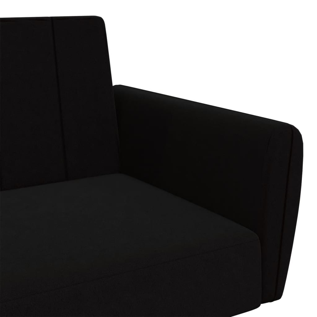8721012380165_g_en_hd_7 vidaXL 2-Seater Sofa Bed Black Velvet - Image 9