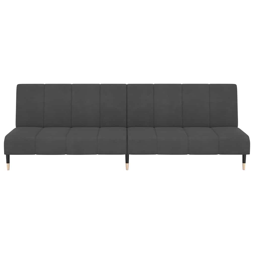 8721012380288_g_en_hd_3 vidaXL 2-Seater Sofa Bed Dark Grey Velvet - Image 5