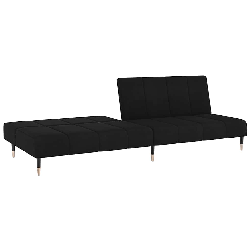8721012380332_g_en_hd_2 vidaXL 2-Seater Sofa Bed Black Velvet - Image 4
