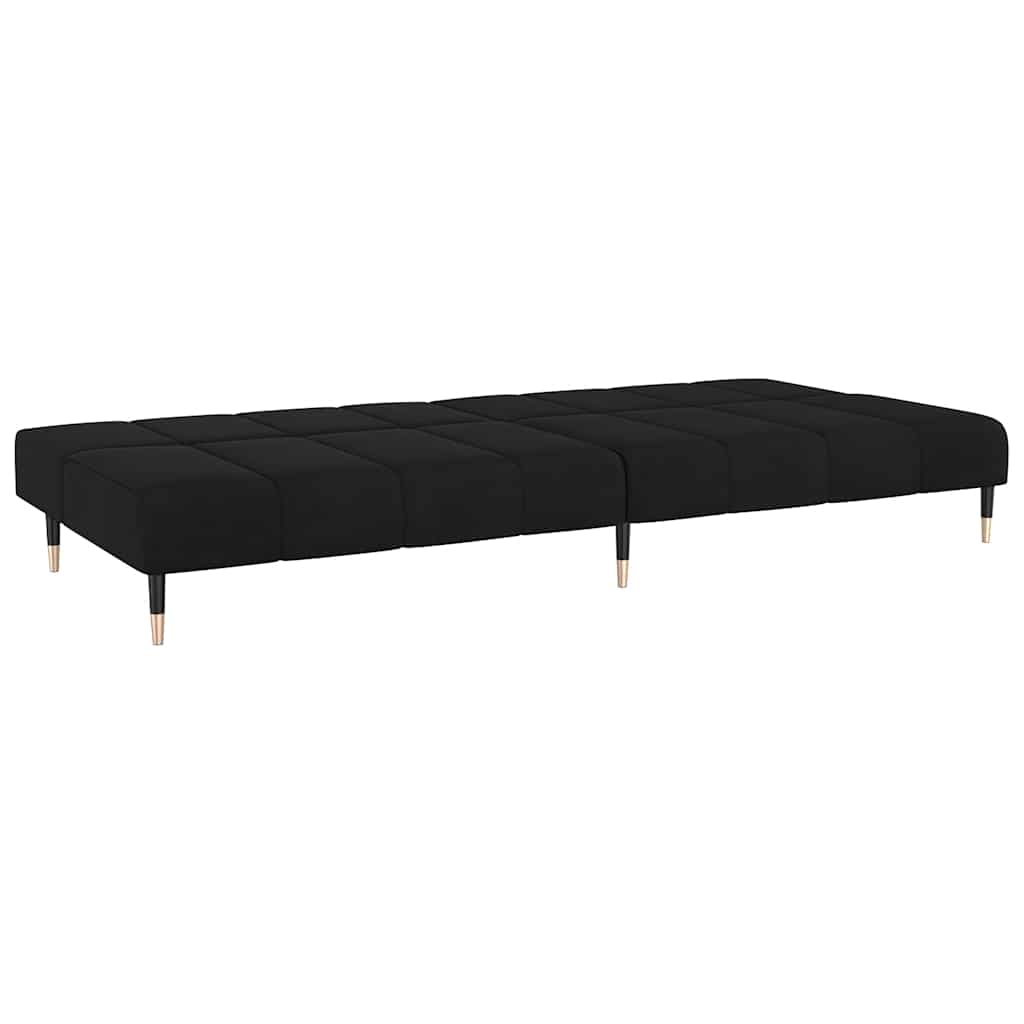 8721012380332_g_en_hd_4 vidaXL 2-Seater Sofa Bed Black Velvet - Image 6