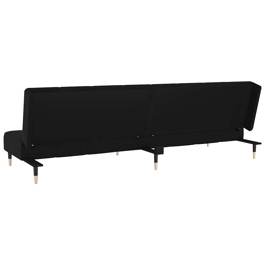 8721012380332_g_en_hd_5 vidaXL 2-Seater Sofa Bed Black Velvet - Image 7