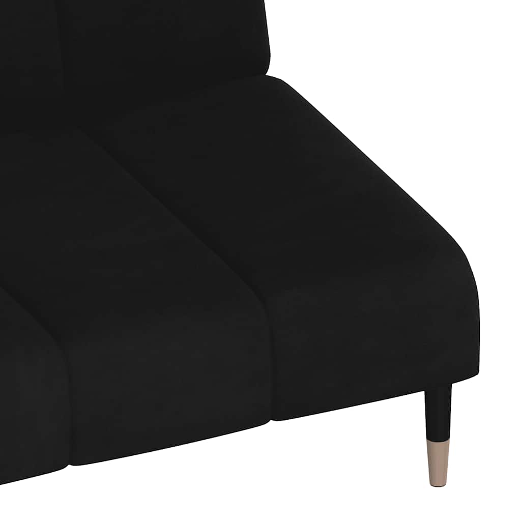 8721012380332_g_en_hd_7 vidaXL 2-Seater Sofa Bed Black Velvet - Image 9