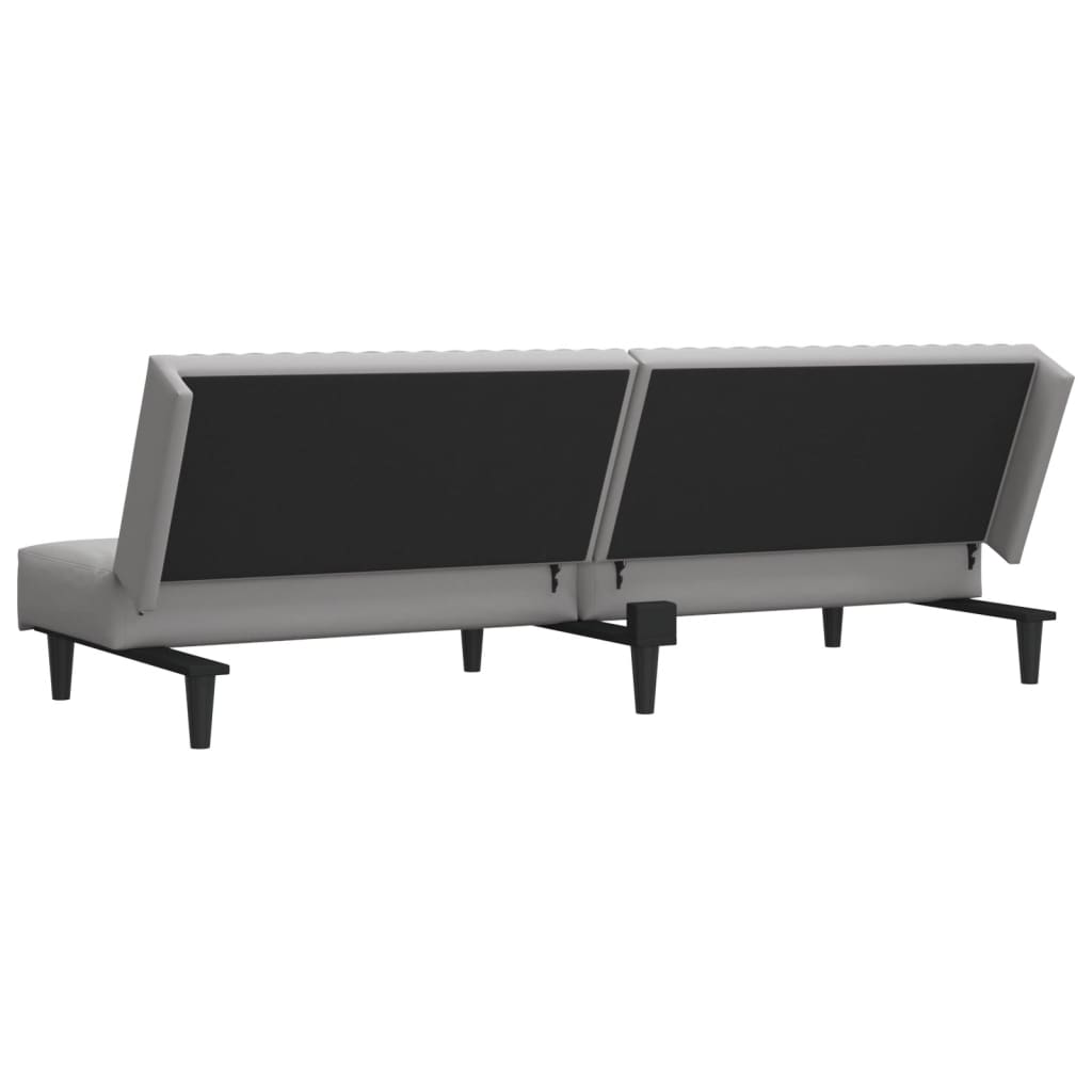 8721012380776_g_en_hd_6 vidaXL 2-Seater Sofa Bed Light Grey Velvet - Image 8